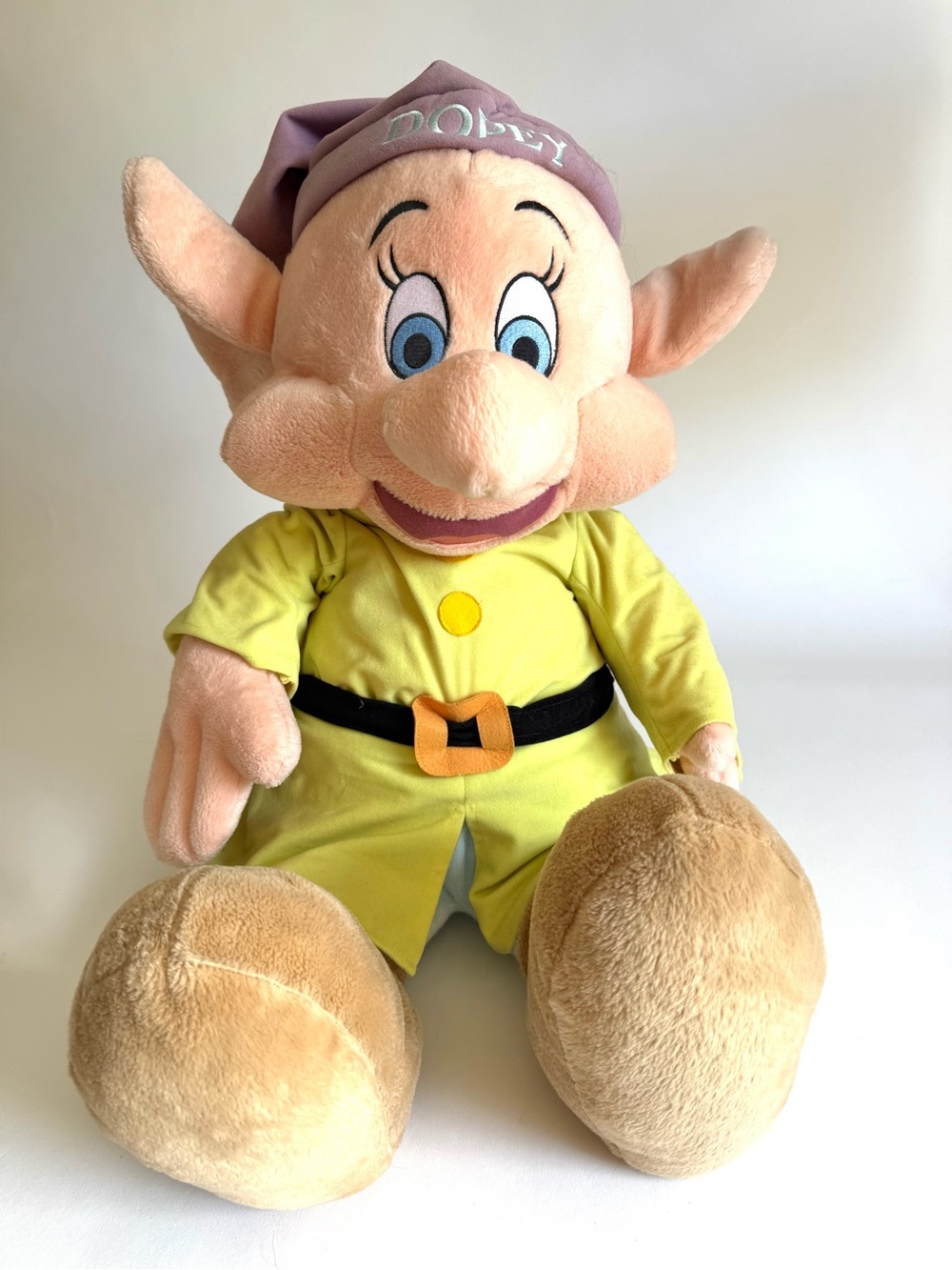 Disney Store Exclusive Giant Jumbo Dopey Dwarf Snow White Plush 25” Vintage Y2K